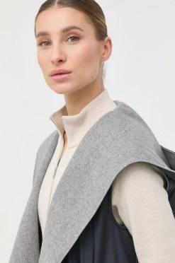 Γυναικεία Γιλέκα Γιλέκο δύο όψεων Weekend Max Mara χρώμα: γκρι -Αξεσουάρ || Παπούτσια || Ρούχα Κατάστημα unnamed file 961